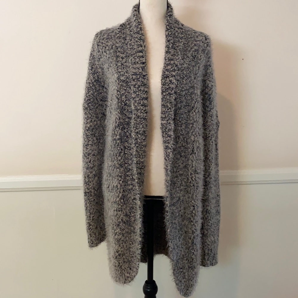 BELLA LUXX Gray Fluffy Sweater